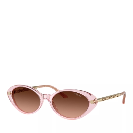 Versace 0VE4469 54 54725M Pink Transparent Occhiali da sole