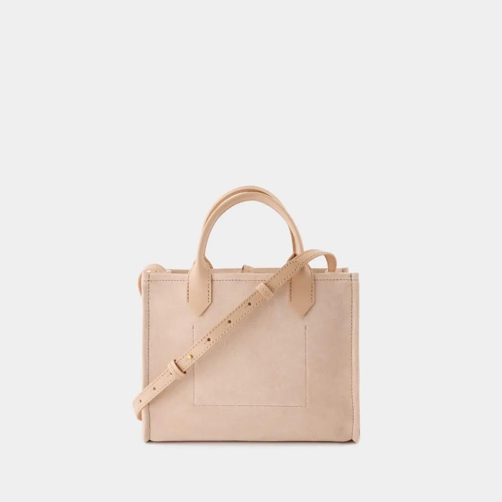 Balmain Totes & shoppers B-Army Small Shopper Bag Leather Pink in roze
