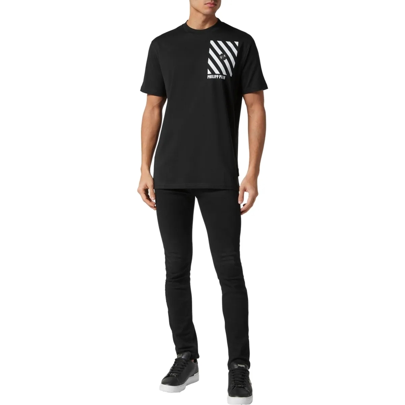 Philipp Plein T-Shirt Dieses schlichte T-Shirt mit Rundhalsausschnitt ve schwarz(Image 3)