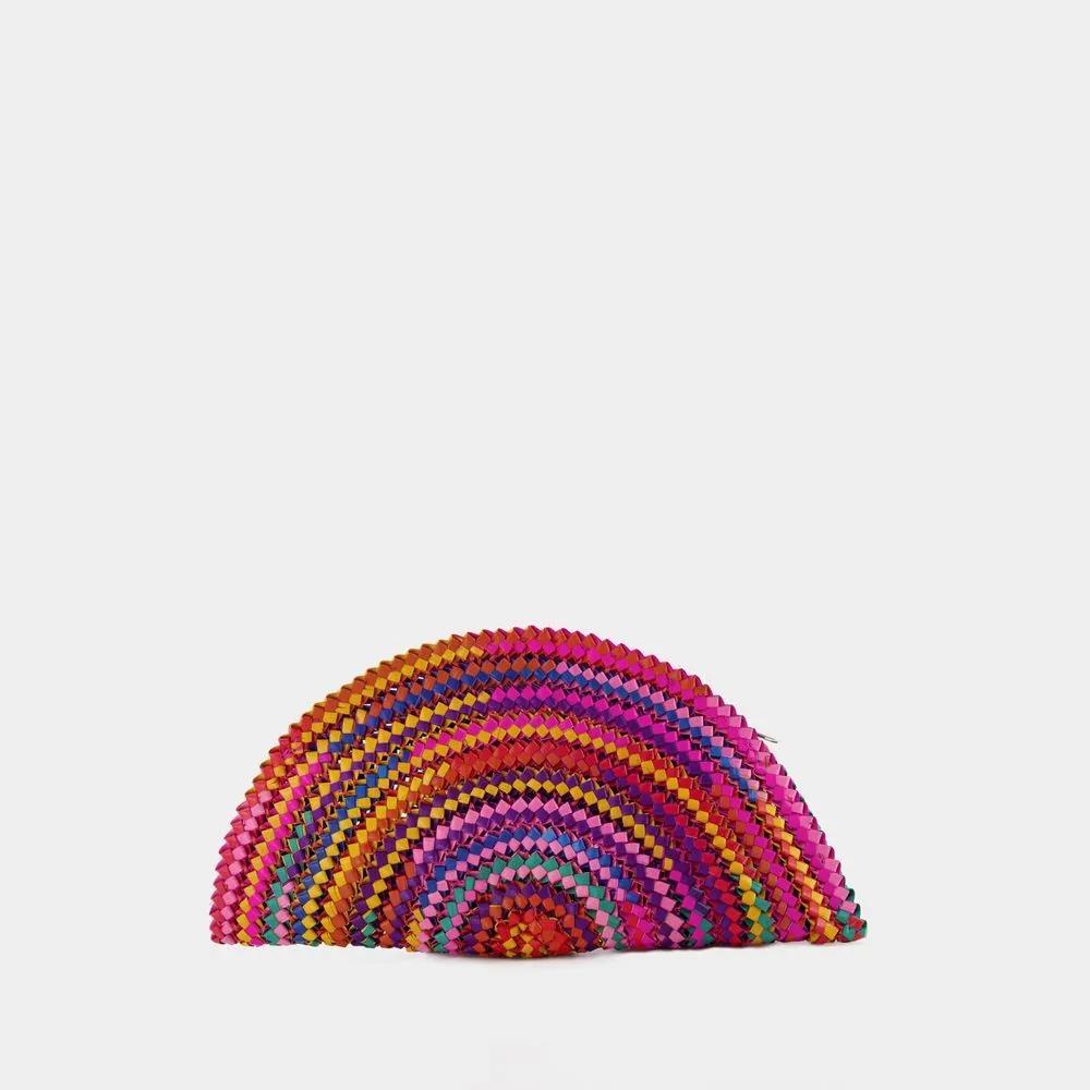 Nannacay Clutches Valentina Dreamscape Clutch Multi Cotton in meerkleurig