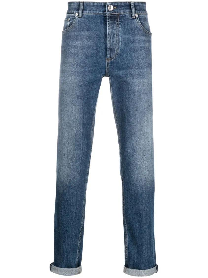 Brunello Cucinelli - Cotton Jeans - Größe 48 - blau