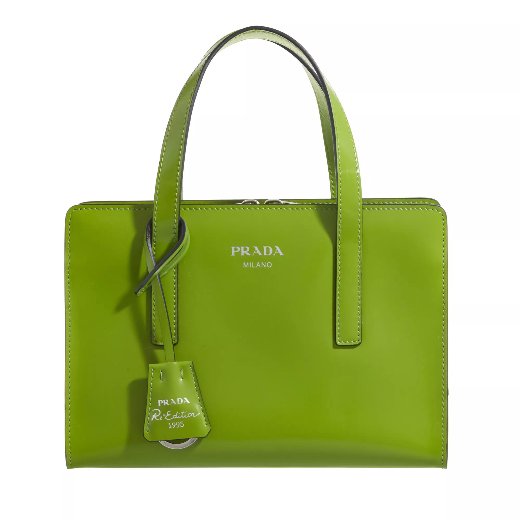 Green prada discount bag re edition