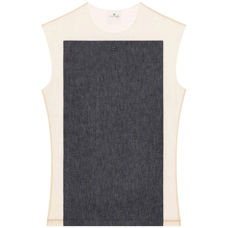 Courrèges T-shirt T-Shirts And Polos Sandblack schwarz