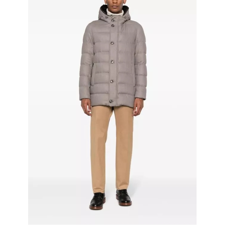 Herno grey hotsell coat