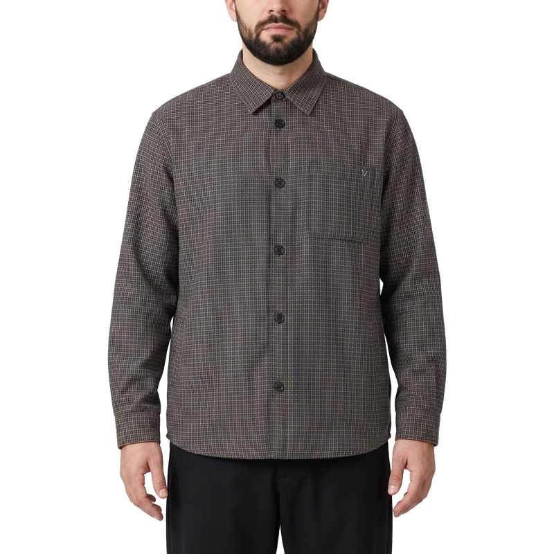 Valentino Garavani Hemd Overshirt aus Schurwolle braun(Image 2)