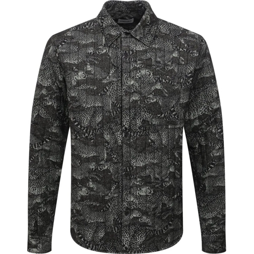 Kenzo Daunenjacken Kenzo Padded Shirt Style Jacket schwarz