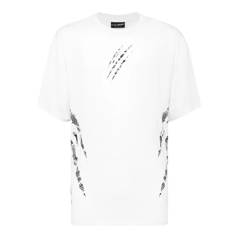 Plein Sport T-Shirt T-Shirt Rundhalsausschnitt weiss