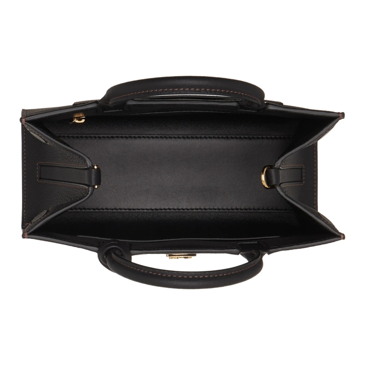 Black and white burberry bag clearance