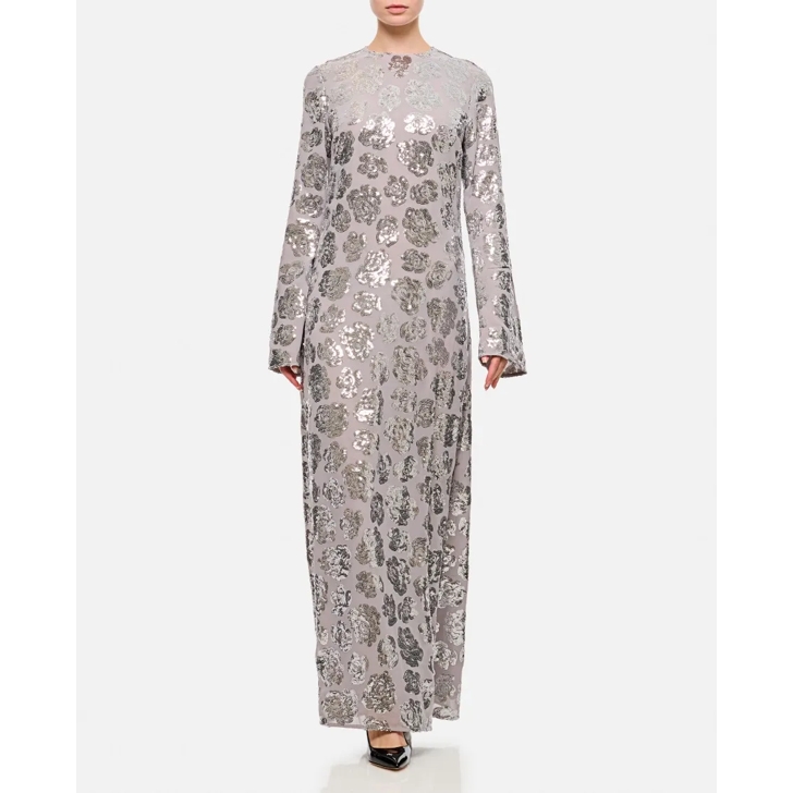 Grey sequin dress discount