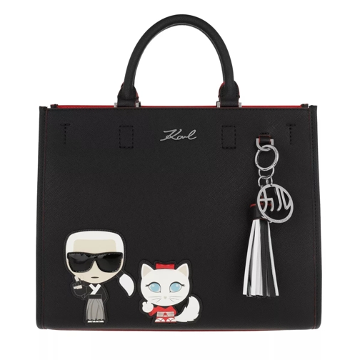 Karl Lagerfeld K/Tokyo Fun Shopper Black Rymlig shoppingväska