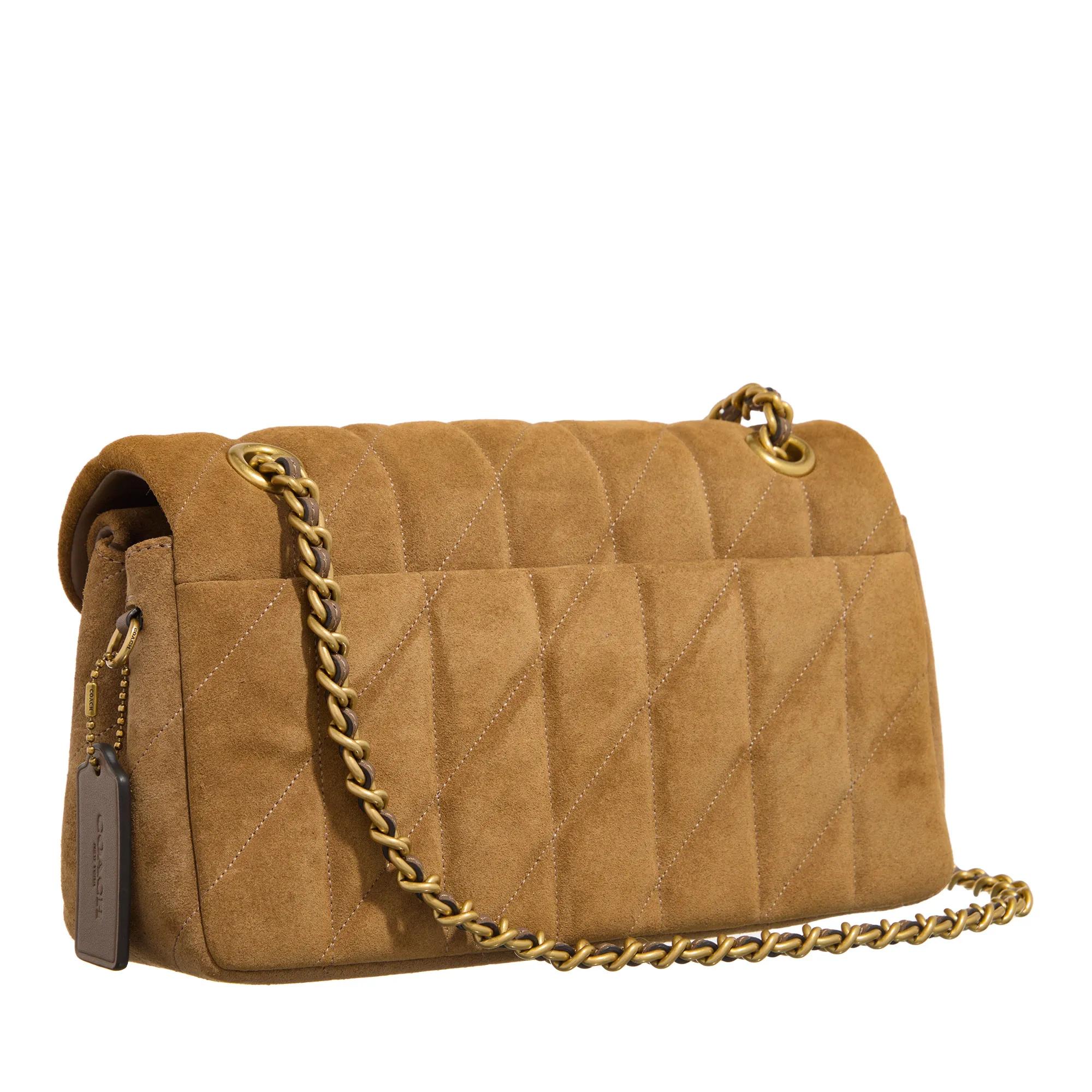 Coach Crossbody bags Quilted Suede Tabby Shoulder Bag 26 With Chain in bruin