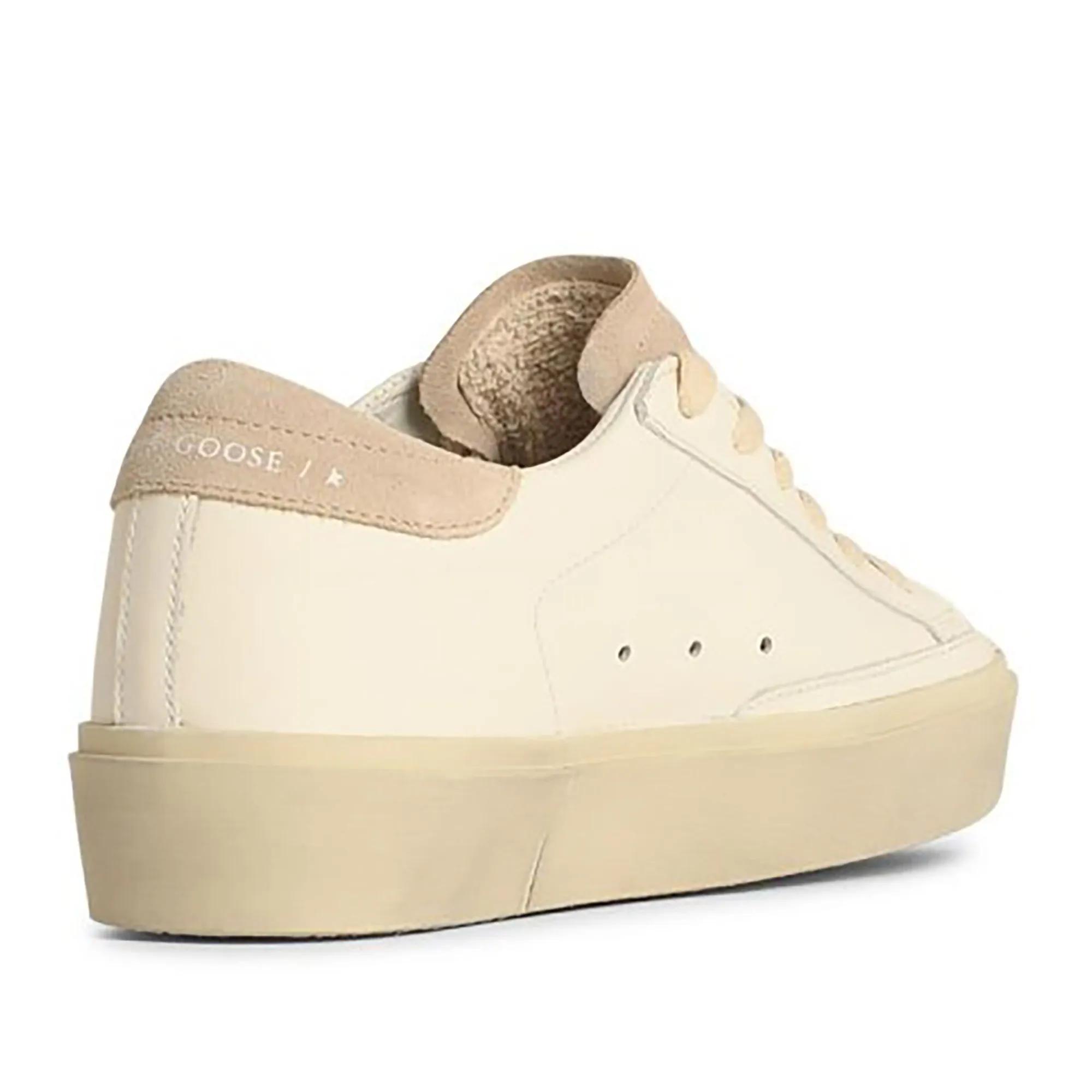 Golden Goose Low-Top Sneakers 'Hi Star' Leather Sneakers in beige