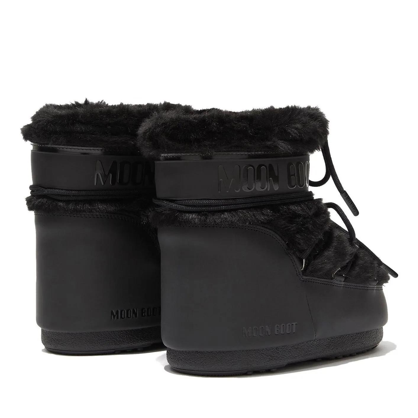 Thumbnail - Moonboot Winterboots - Mb Icon Low Faux Fur - Gr. 36_38 - in Schwarz - für Damen