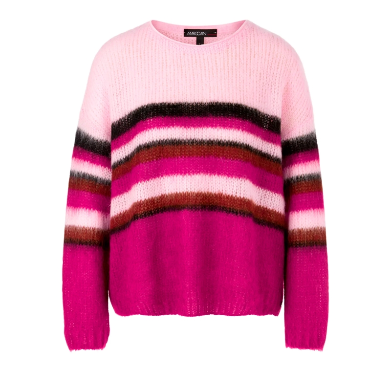 Marc Cain Pullover Pullover bright rose tan