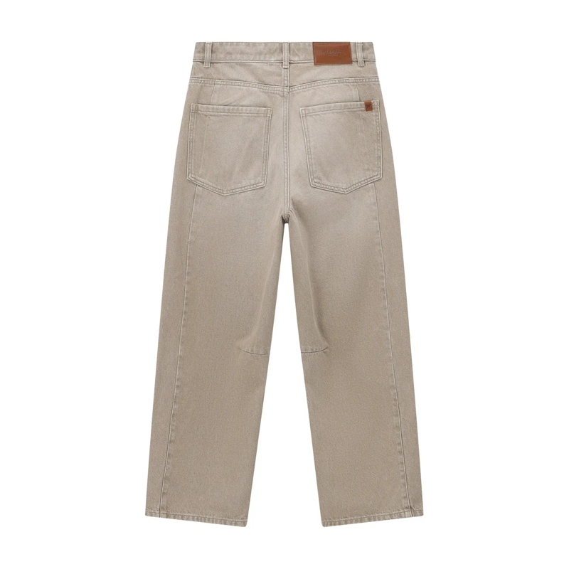 WEEKEND Max Mara Freizeithose Wide-Fit Hose aus Baumwolle beige(Image 2)