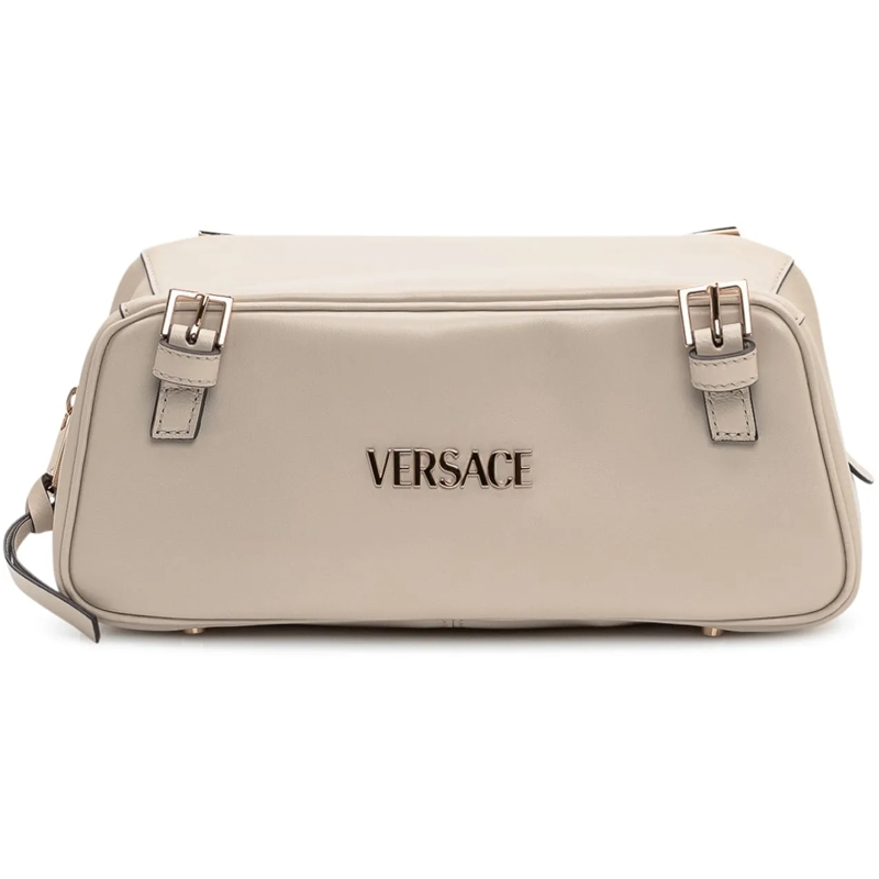 Versace Schultertasche Borsa Bowling Versace Tag weiß