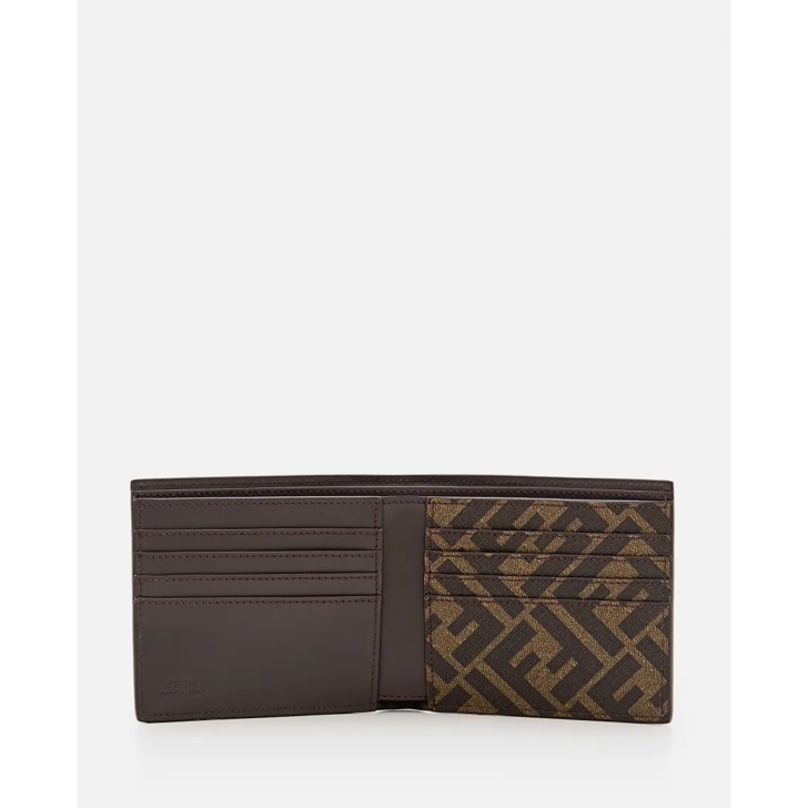 Fendi Billfold Wallet Brown Geldborse