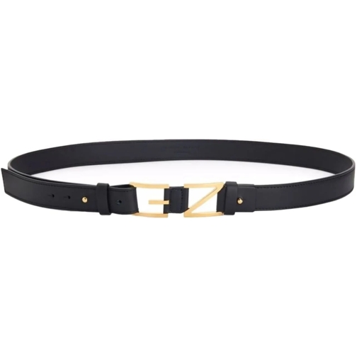 Giuseppe Zanotti Gürtel Gz Block Logo Belt schwarz