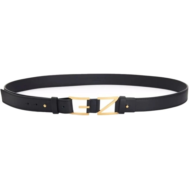 Giuseppe Zanotti Gz Block Logo Belt schwarz Ceinture