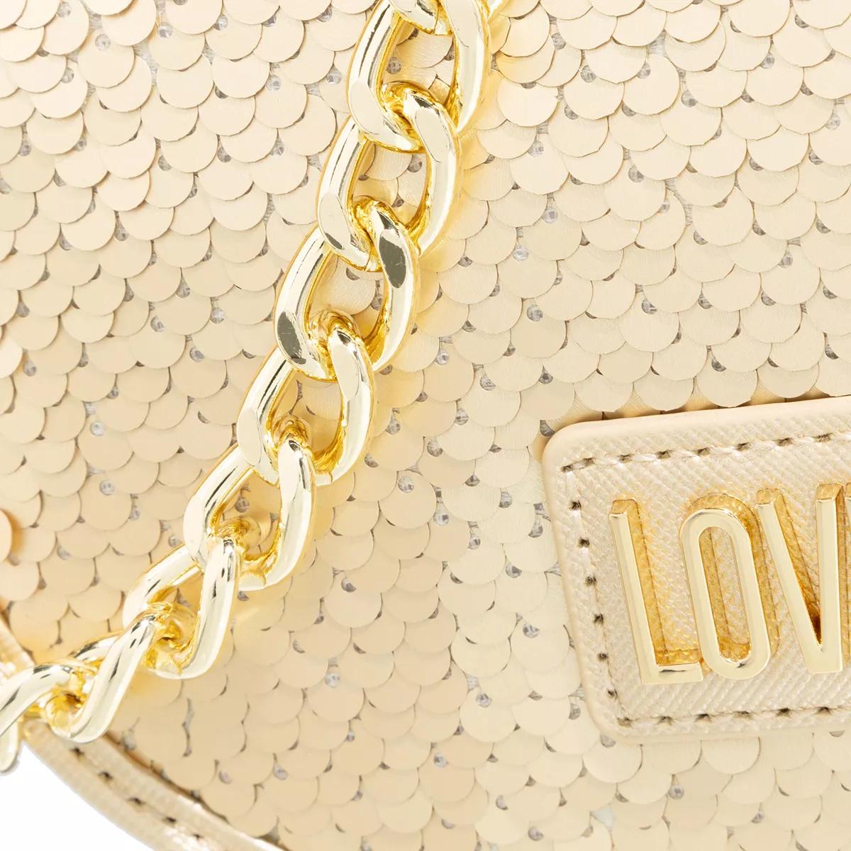Love Moschino Hobo bags Sparkling Items in goud