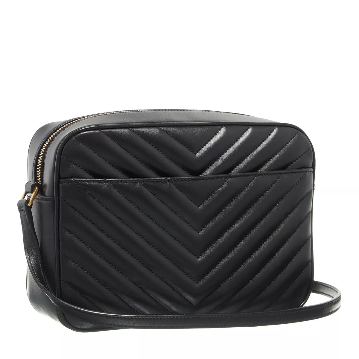 Saint Laurent Crossbody bags Ysl Lou in zwart