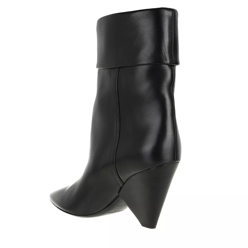 Saint Laurent Stiefel Niki Monogram Booties Smooth Leather Black(Image 2)