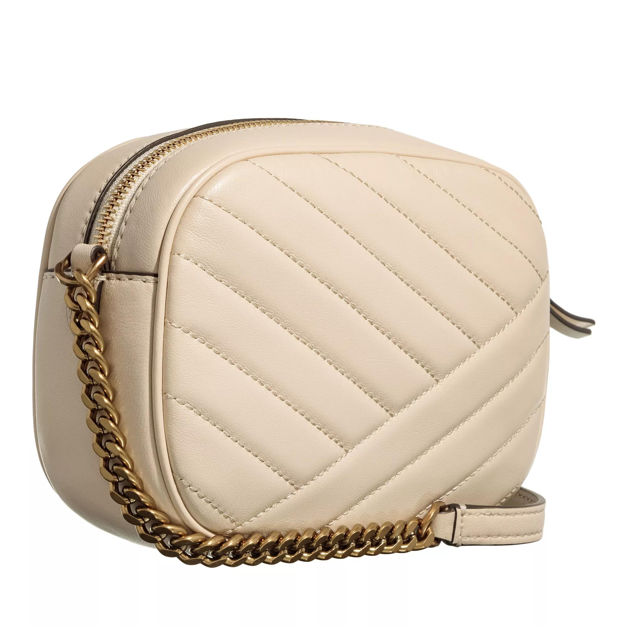 TORY BURCH Crossbody bags Kira Chevron Camera Bag in crème