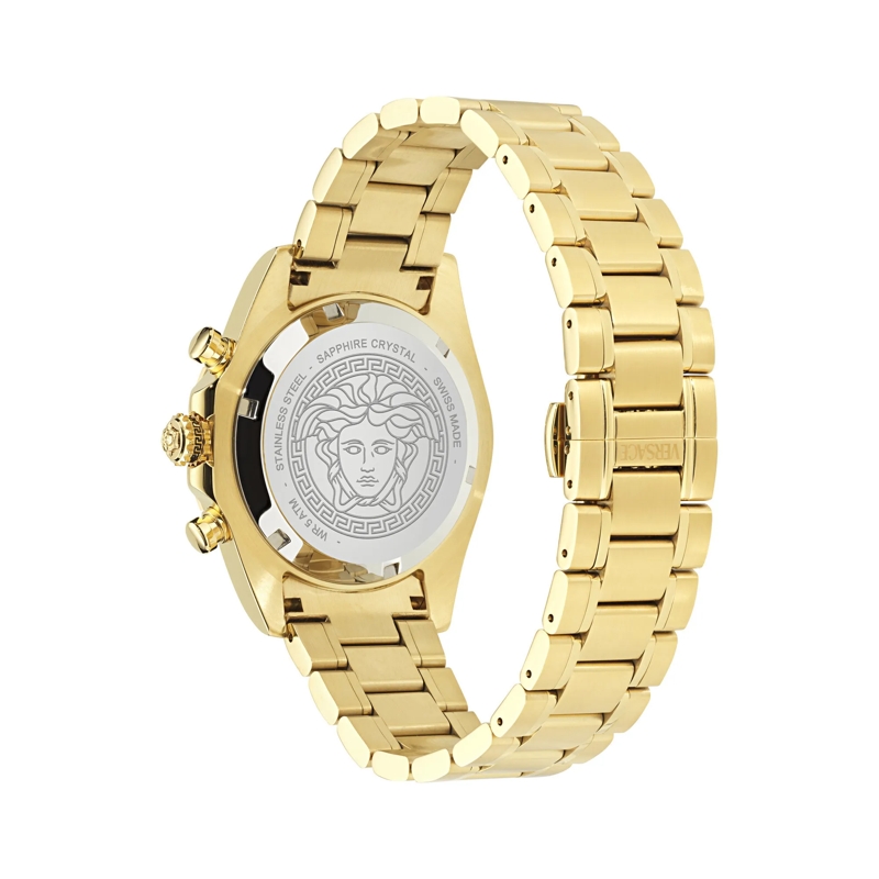 Versace Chronograph Quarz Chronograph Uhr Versace Chrono X(Wc-9K) gold(Image 4)