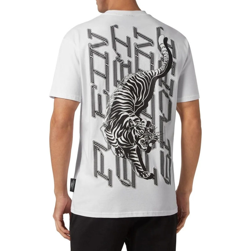 Plein Sport T-Shirt T-Shirt Tiger weiss(Image 4)