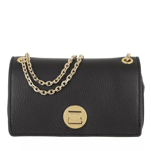 Coccinelle Handbag Grainy Leather Noir/Noir Mini Tas