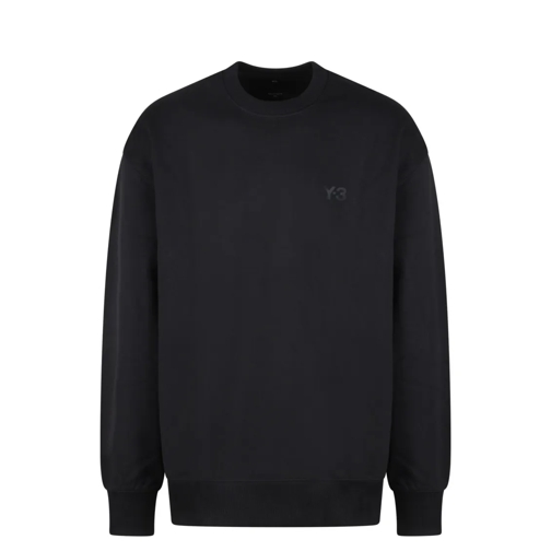 Y-3 Crew Neck Sweatshirt Black Felpe