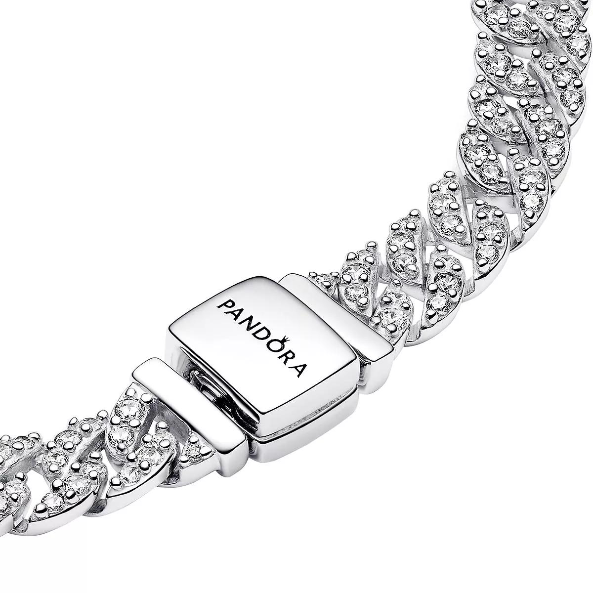 Pandora Sterling silver pave bracelet withcubic zirconia Clear Armband