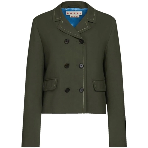 Marni Übergangsjacke giacca darkgreen grün