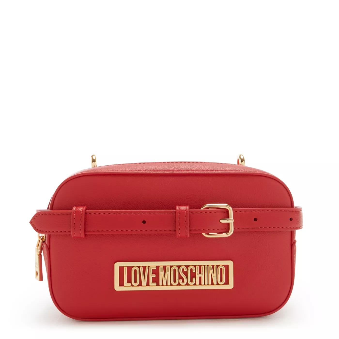 Love Moschino Crossbody bags Natural Rote Umhängetasche JC4148PP1 in rood