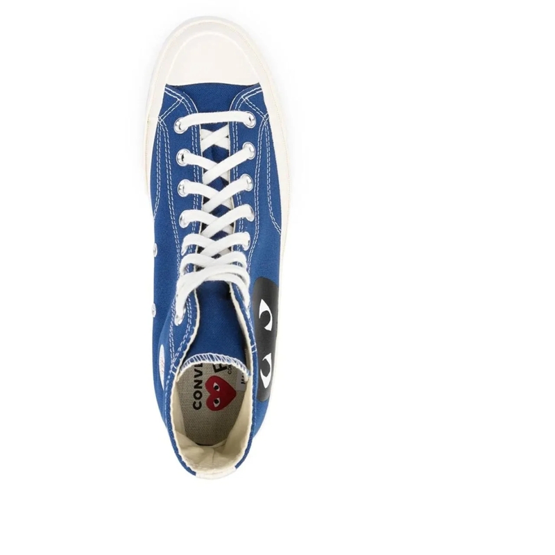 Comme des Garcons Low-Top-Sneaker Chuck 70 Hi Sneakers Blue (Image 4)