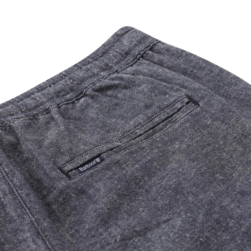 Barbour Bermuda-Shorts Shorts Stillwater aus Leinen dunkelblau(Image 3)