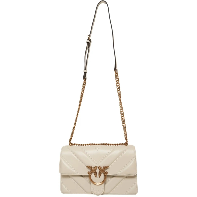 Pinko Sac à bandoulière Crossbody bag 'Love Bag' weiß