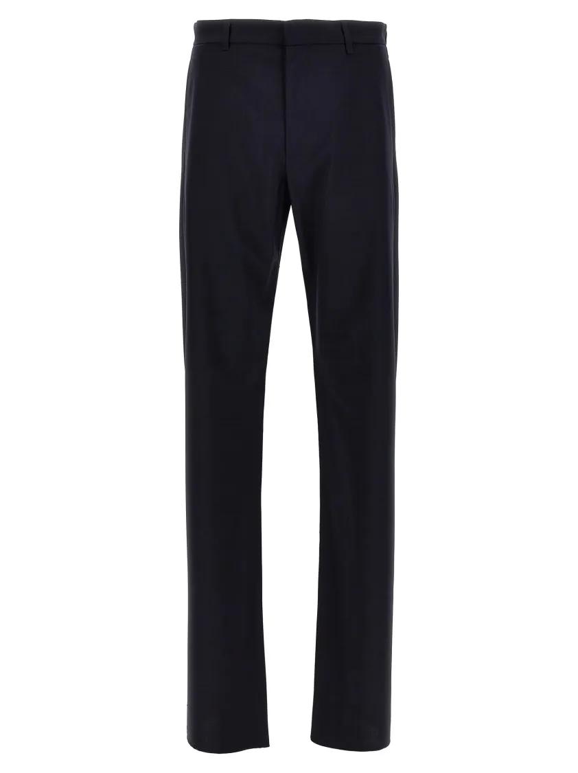 Thumbnail - Givenchy - Tailored Black Wool Blend Pants - Größe 48 - schwarz