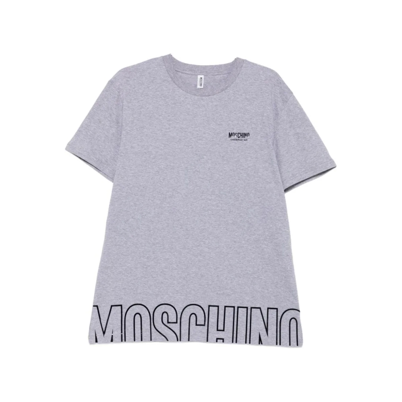 Moschino T-Shirt Short-Sleeved Crew Neck T-Shirt White