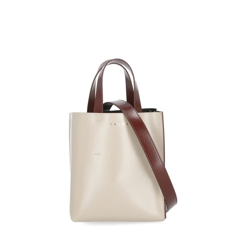 Marni Tote Bags Beige beige