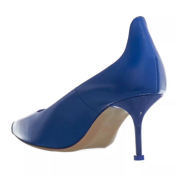 Electric blue heels store pumps