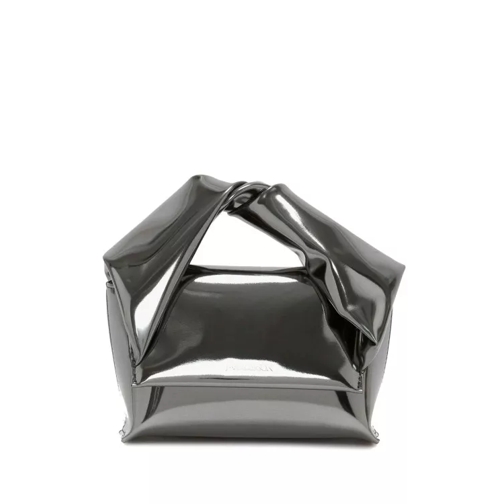 J.W.Anderson Twister Bag (S) Silver Silver Crossbody Bag