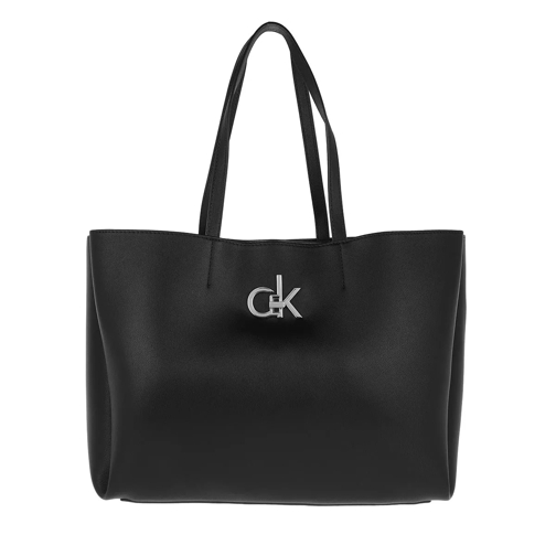 Calvin Klein Shopping Bag with Laptop Pouch Black Shopping Bag