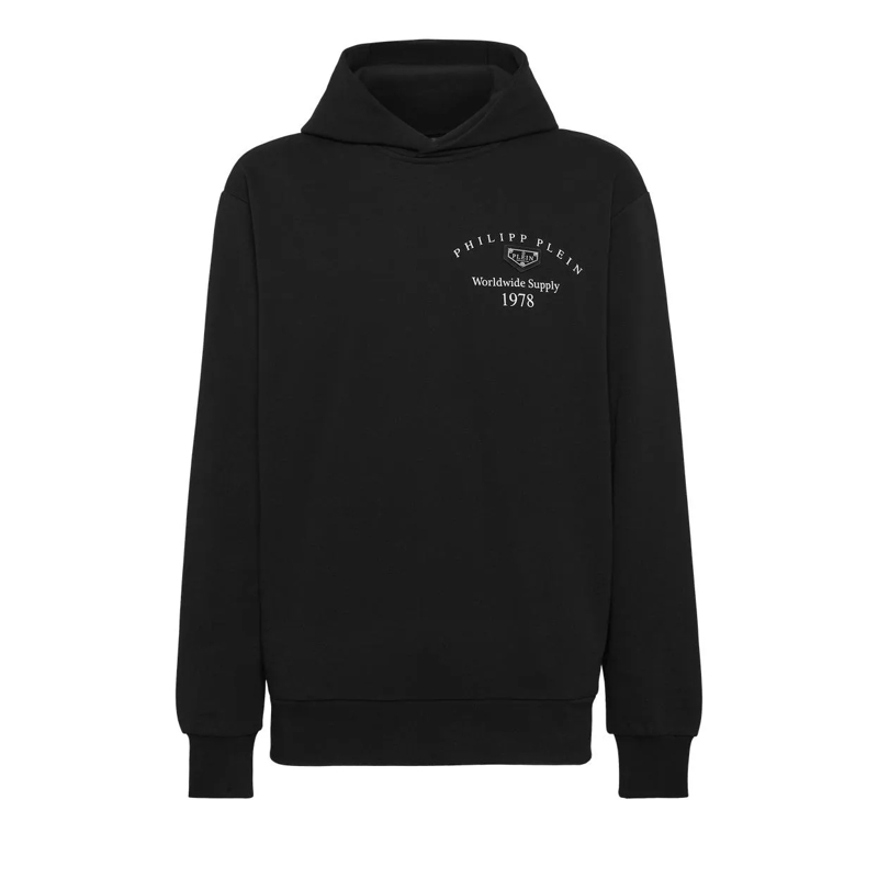 Philipp Plein Sweatjacke Kapuzen-Sweatshirt schwarz