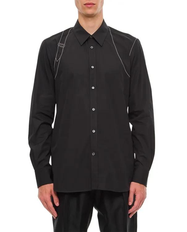 Alexander McQueen - Responsible Cotton Shirt - Größe 15 ¾ - schwarz