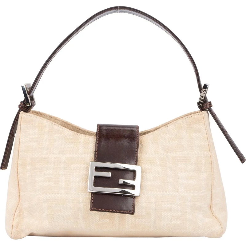 Fendi Schultertasche Fendi FF Monogram Baguette Handbag mehrfarbig