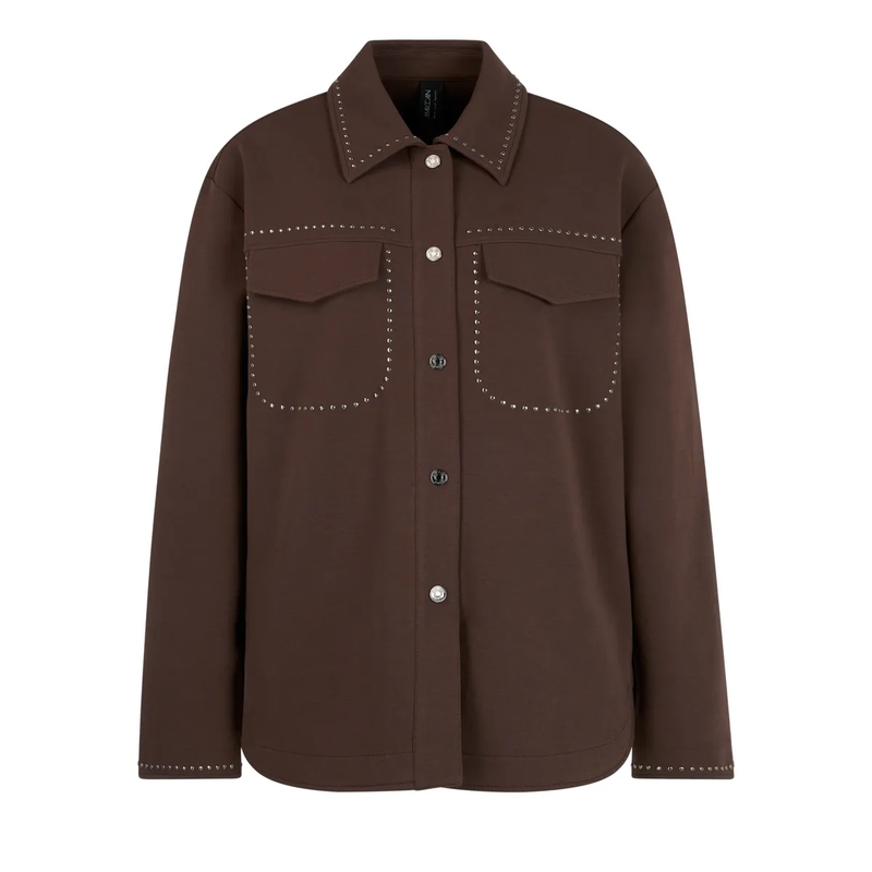 Marc Cain Hemdjacke Jacke seal brown