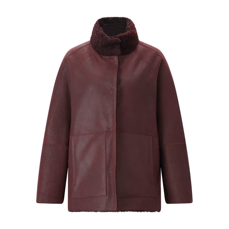 Werner Christ Jacke Wendejacke Grace aus Leder rot