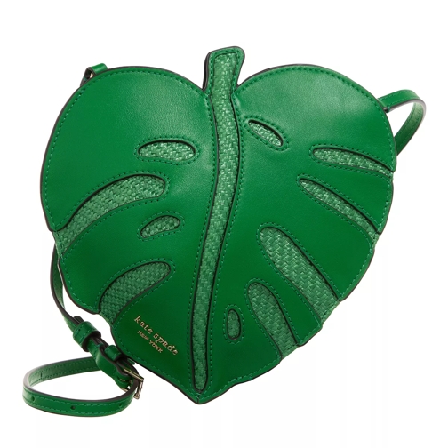 Kate Spade New York Playa Smooth Leather 3D Leaf Crossbody watercress multi Borsetta a tracolla