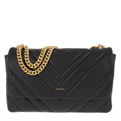 DKNY Crossbody Bag Vivian Double Shoulder Blk/Gold